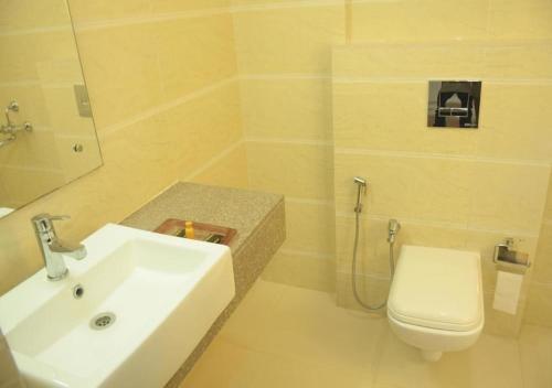 
A bathroom at Hotel Reevanta
