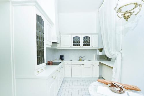 Virtuvė arba virtuvėlė apgyvendinimo įstaigoje Royal Apartment City Center Baden-Baden