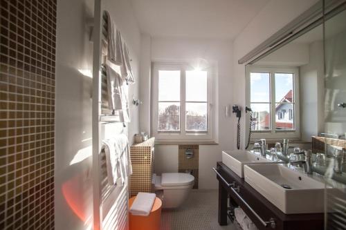 Ванна кімната в Retro Design Hotel