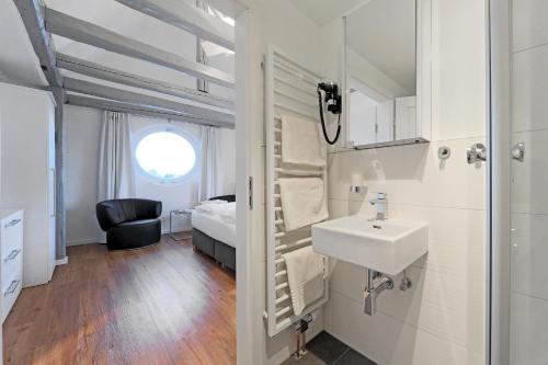 Apartment Traveblick tesisinde bir banyo