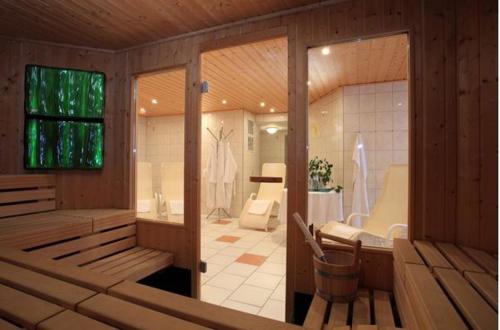 Koupelna v ubytování Hotel Silberhorn