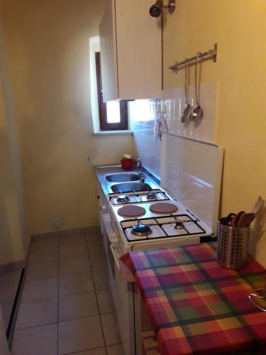 Dapur atau dapur kecil di Agriturismo Il Pescinone