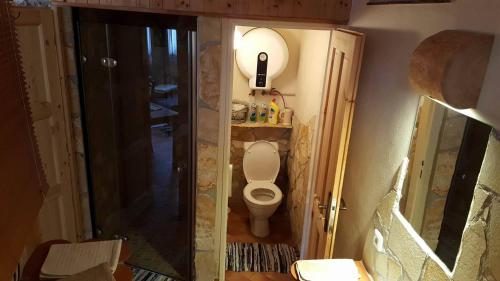 Salle de bains dans l'établissement Ubytování v soukromí Klima