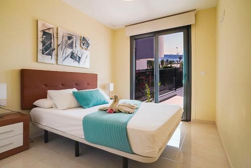 Postel nebo postele na pokoji v ubytování Ocean View Apartment