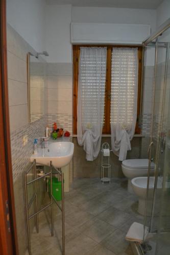 Koupelna v ubytování Il Giardino del Gallo