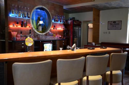 Lounge nebo bar v ubytování Penzion Pod Kaštany Kvasice