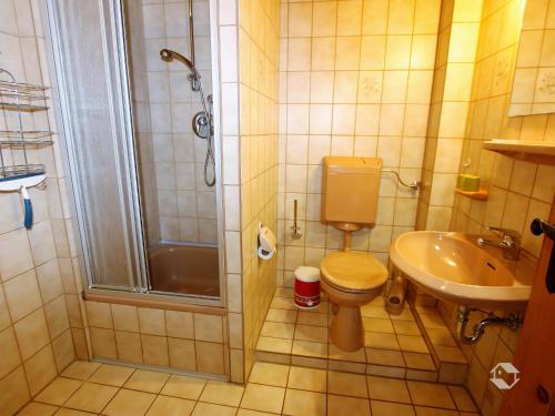 Koupelna v ubytování Schwarzwaldhaus Simmelehof