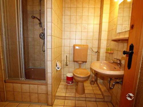 Koupelna v ubytování Schwarzwaldhaus Simmelehof