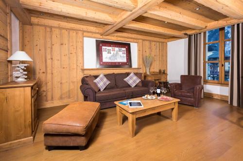 Area tempat duduk di Le Kursaal Apartment - Chamonix All Year