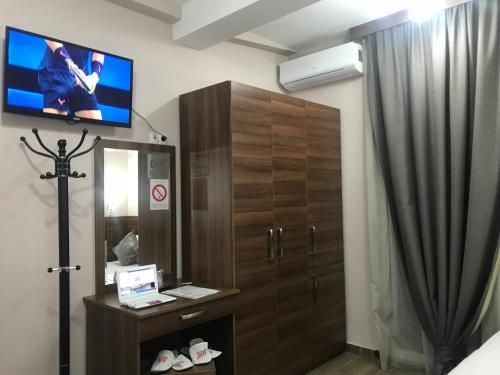 Koupelna v ubytování Prenociste DM5