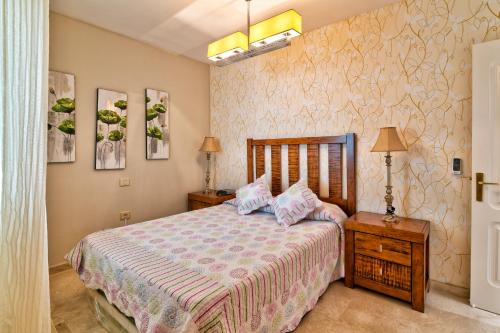 Ένα ή περισσότερα κρεβάτια σε δωμάτιο στο Apartamento El Valle Puerto Rico con Jacuzzi