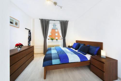 Apartment 104 Špindlerův Mlýnにあるベッド