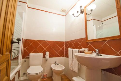 Phòng tắm tại Hostatgeria Sant Jaume