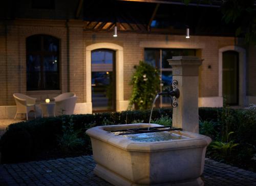 Jardín al aire libre en Boutique-Hotel Auberge Langenthal