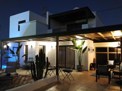 Balkón nebo terasa v ubytování MAGMA Rooms Playa Honda