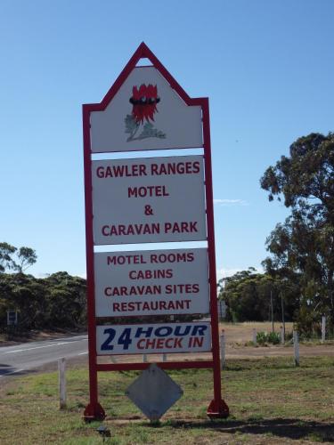 Certifikát, hodnocení, plakát nebo jiný dokument vystavený v ubytování Wudinna Gawler Ranges Motel and Caravan Park