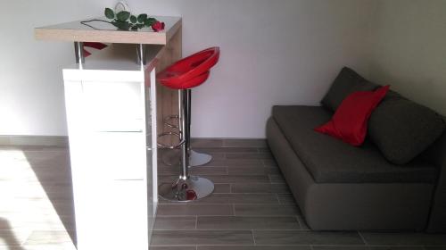 Posezení v ubytování Guest House Marija