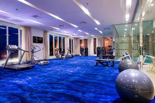 Fitness centrum a/nebo fitness zařízení v ubytování Royal Halong Hotel