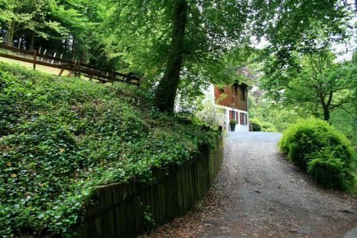 a path leading to a house with a fence at Le Cap Vert in Rochehaut