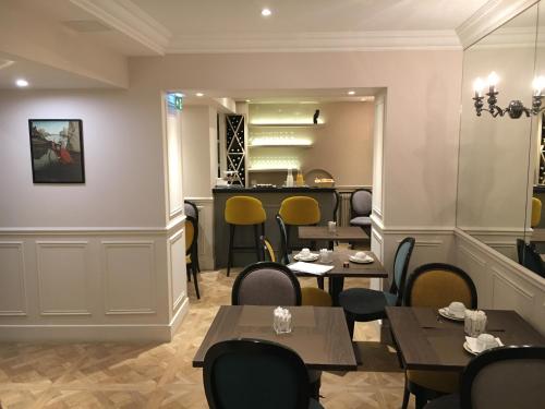 Χώρος καθιστικού στο Hotel Saint Christophe