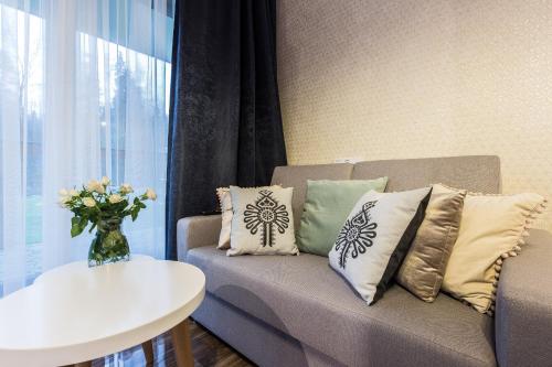 Posezení v ubytování Aparthotel Góralski Spa & Restaurant