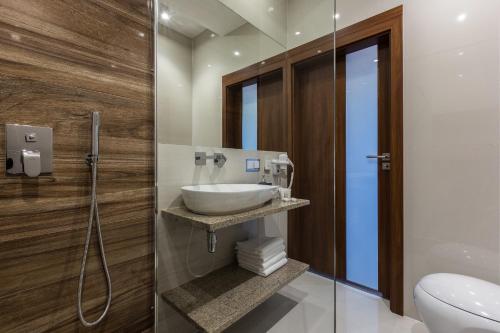 Koupelna v ubytování Aparthotel Góralski Spa & Restaurant