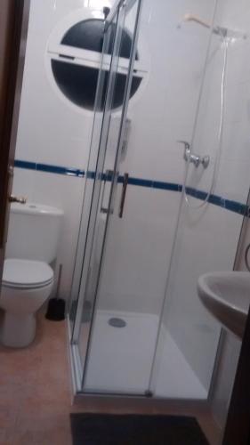 Koupelna v ubytování Hostal Onteniente