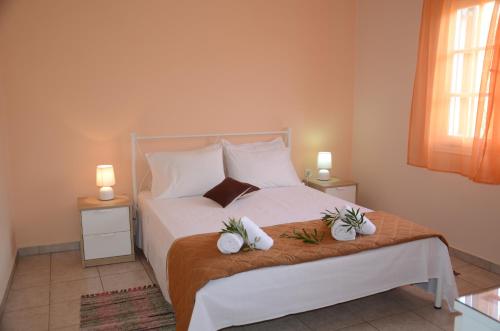 Postel nebo postele na pokoji v ubytování Villa Clementine