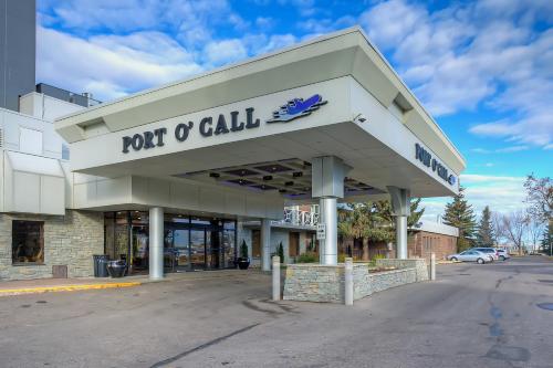 a part of a mall with a sign on it at Best Western PLUS Port O'Call Hotel in Calgary