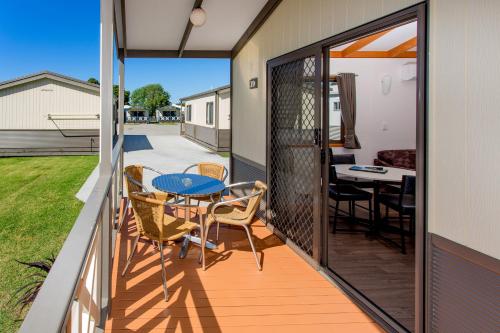 Μπαλκόνι ή βεράντα στο BIG4 Whiters Holiday Village