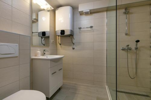 Kúpeľňa v ubytovaní Studio apartment Oleander