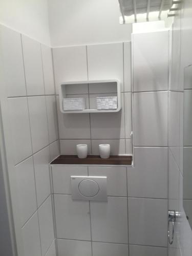 Ένα μπάνιο στο Chic - Dein City-Apartment I Küche I Boxspringbett I