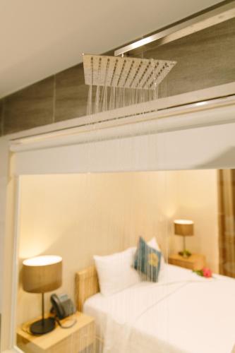 Postel nebo postele na pokoji v ubytování Minh Nhung Hotel