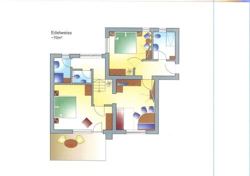 Plan de l'établissement DAS EDELWEISS - Apartment Kuprian