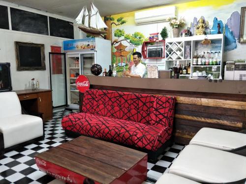 Posezení v ubytování Tuk Tuk Guesthouse