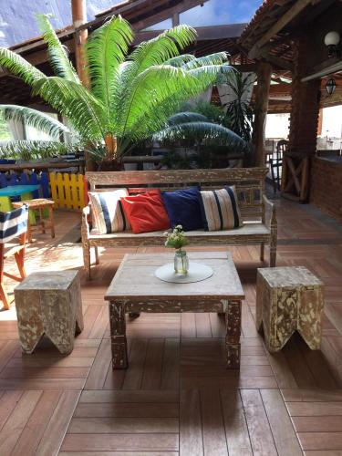 Et opholdsområde på Hotel Fazenda Santa Helena