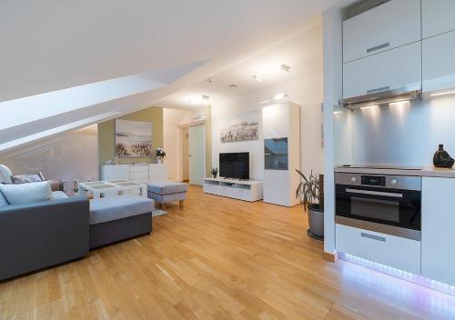 Kuhinja ili čajna kuhinja u objektu Rooftop Apartments