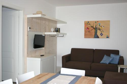 TV a/nebo společenská místnost v ubytování Agriturismo Vigna Corallo