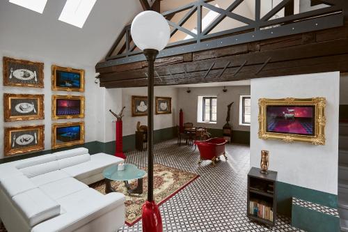 Un lugar para sentarse en Apartman atelier Paral