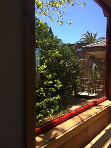 Ein Balkon oder eine Terrasse in der Unterkunft Almabosque Cabañas