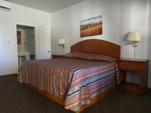 Postel nebo postele na pokoji v ubytování Hotel del Camino