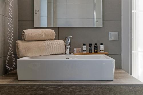 Koupelna v ubytování Lidea Boutique Hotel