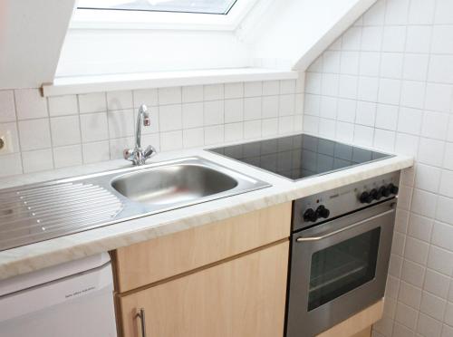 Dapur atau dapur kecil di Apartment in Bremen