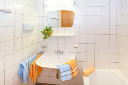 Koupelna v ubytování Hotel Garni Belvedere