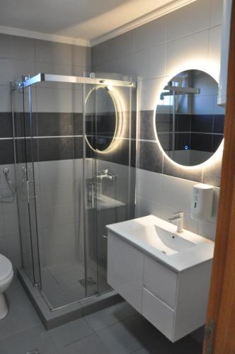 Koupelna v ubytování Aria lux apartmani