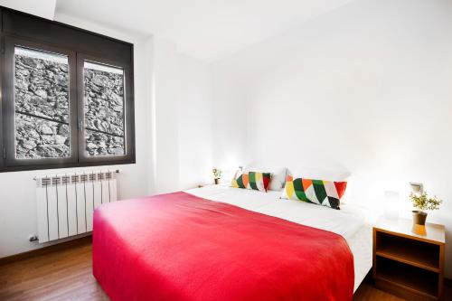 Postel nebo postele na pokoji v ubytování Font del Ferro Apartments
