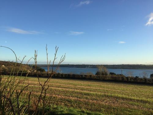 a field next to a body of water at Redington House SelfCatering accommodation in Cobh