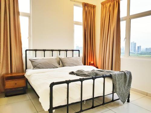 Krevet ili kreveti u jedinici u objektu No.2 The Loft @Puchong Skypod Residence