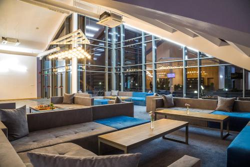 Χώρος καθιστικού στο Park Hotel Asarel