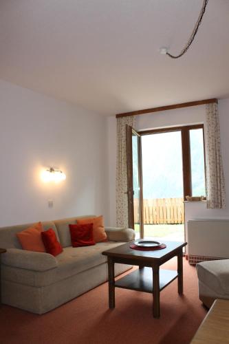 Χώρος καθιστικού στο AppHaus Sonne